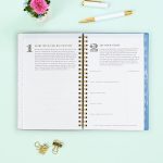 Day Designer for Blue Sky 2022-2023 Academic Year Weekly & Monthly Planner, 5" x 8", Flexible Cover, Wirebound, Climbing Floral Blush (137881-A23) - Image 4